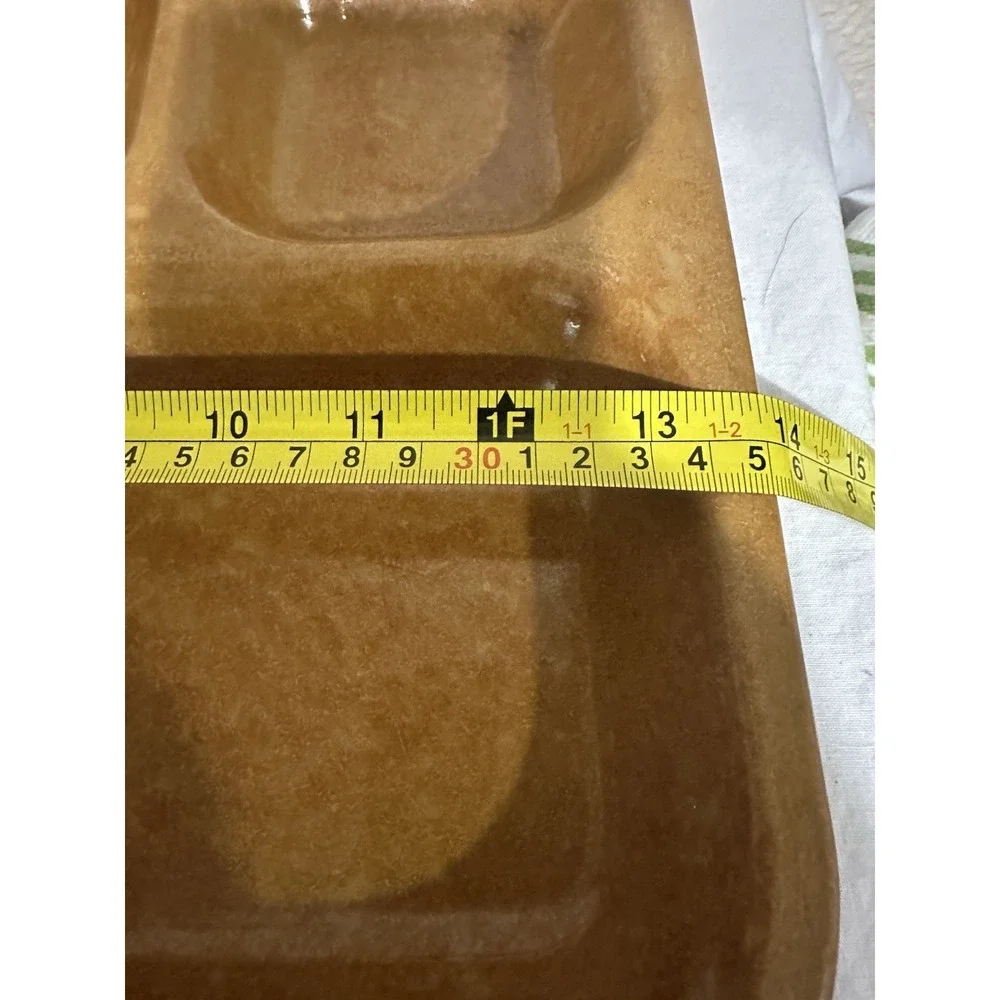 Vintage melamine mess hall tray marked U.S. 1963 BOLTA